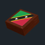 Saint Kitts and Nevis Flag Gift Box<br><div class="desc">Patriotic flag of Saint Kitts and Nevis.</div>