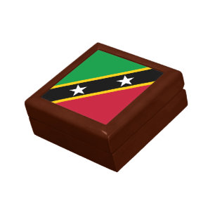 Saint Kitts and Nevis Flag Gift Box