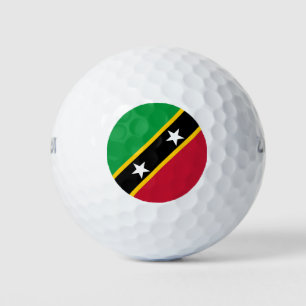 Saint Kitts and Nevis Flag Golf Balls