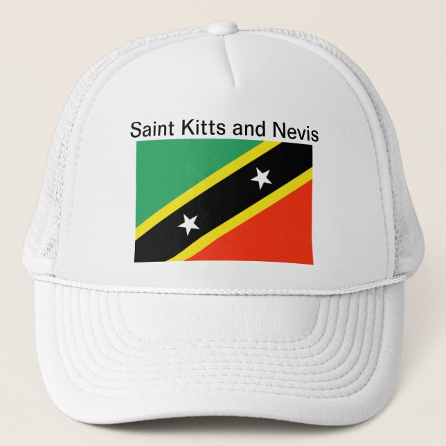 Saint Kitts and Nevis Flag Hat (Front)