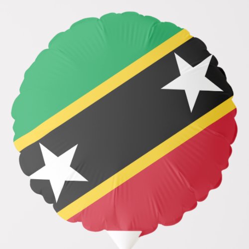Saint Kitts And Nevis Flag Independence Caribbean Balloon