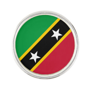 Saint Kitts and Nevis Flag Lapel Pin
