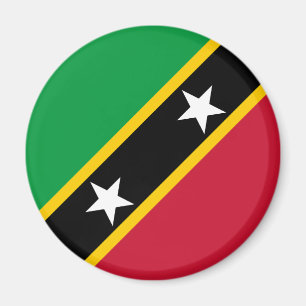 Saint Kitts and Nevis Flag Magnet