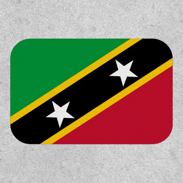 Saint Kitts and Nevis Flag Patch (Front)