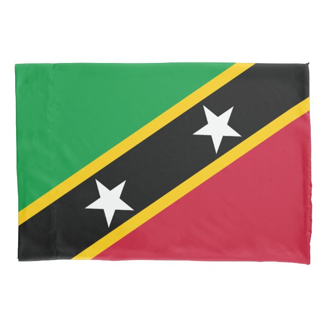 Saint Kitts and Nevis Flag Pillow Case (Front)