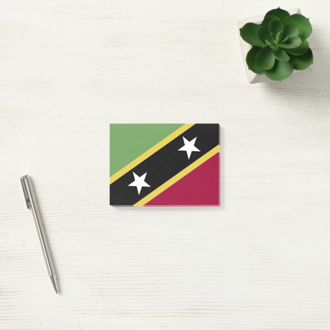 Saint Kitts and Nevis flag Post-it Notes (Office)