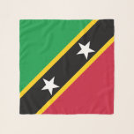 Saint Kitts and Nevis Flag Scarf<br><div class="desc">Patriotic flag of Saint Kitts and Nevis.</div>