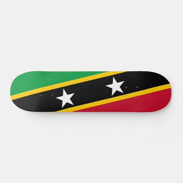 Saint Kitts and Nevis Flag Skateboard (Horz)