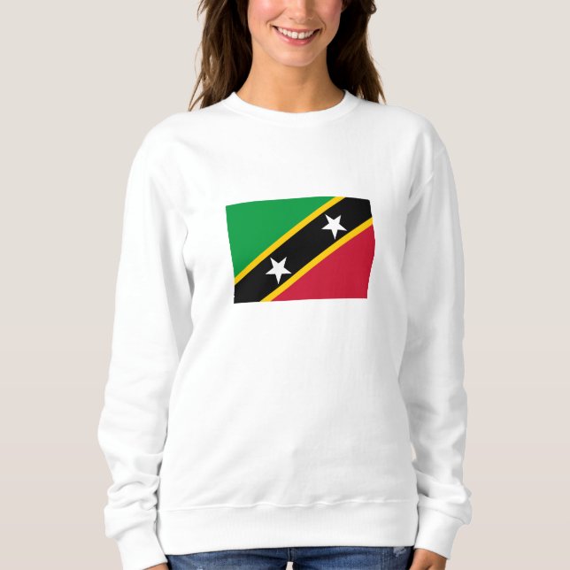 Saint Kitts and Nevis Flag Sweatshirt (Front)