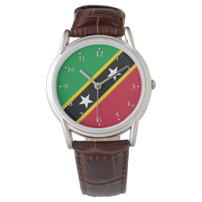 Saint Kitts and Nevis Flag Watch (Front)