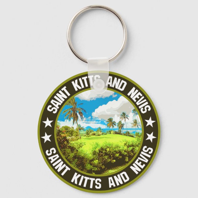 Saint Kitts and Nevis                              Keychain (Front)