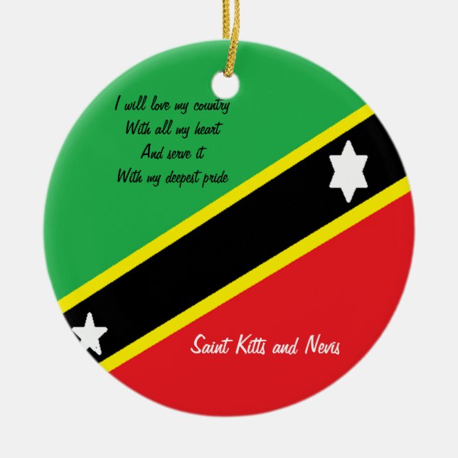 saint kitts and nevis ornaments (Front)