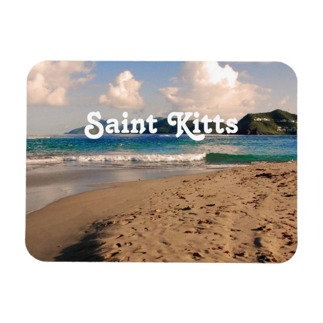 Saint Kitts Beach Magnet (Horizontal)