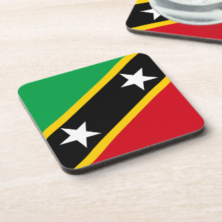 Saint Kitts & Nevis Flag Beverage Coaster