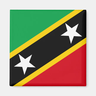 Saint Kitts & Nevis Flag Magnet