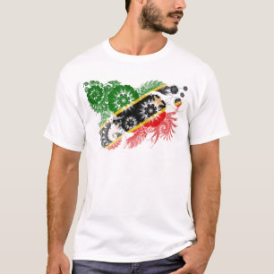 Saint Kitts Nevis Flag T-Shirt