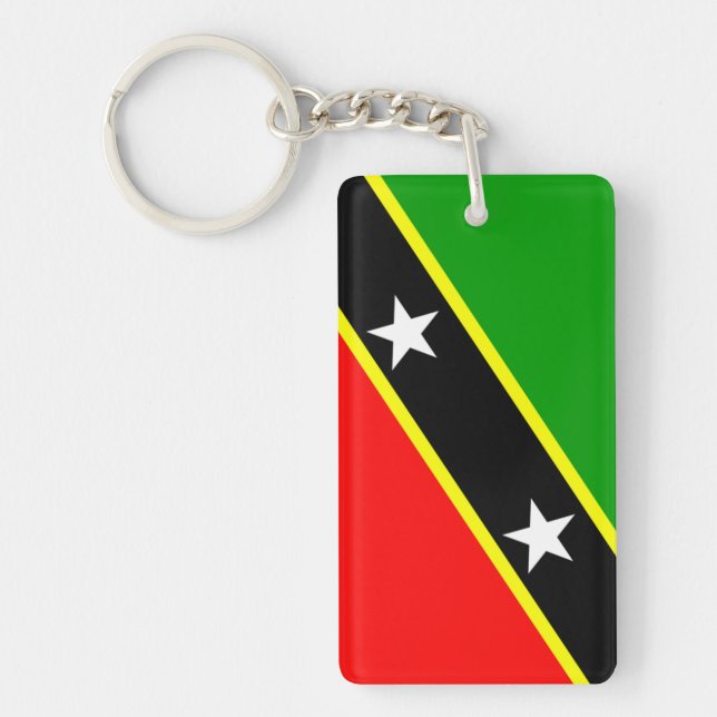 Saint Kitts & Nevis Keychain (Front)