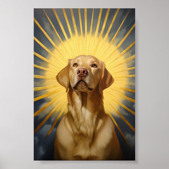 Saint Labrador retriever Poster (Front)