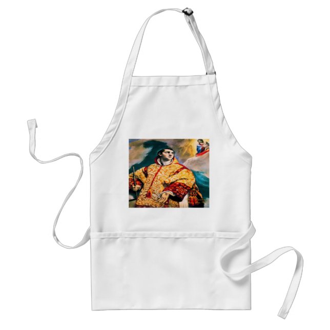 Saint Lawrence Adult Apron (Front)