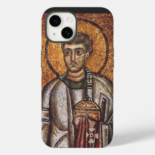 Saint Lawrence Orthodox Mosaic Art Print Case-Mate iPhone 14 Case