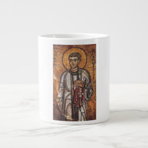 Saint Lawrence Orthodox Mosaic Art Print Giant Coffee Mug