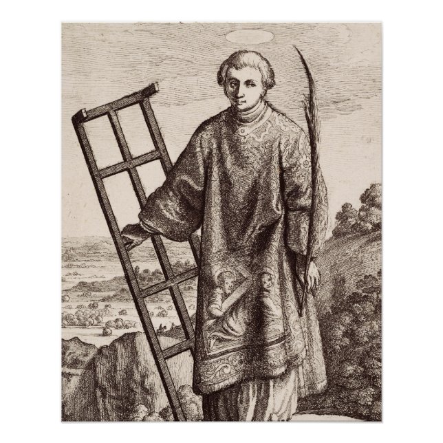Saint Lawrence patron saint archive Poster (Front)