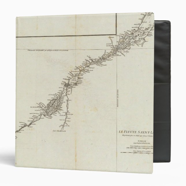 Saint Lawrence River in Canada Binder (Front/Inside)