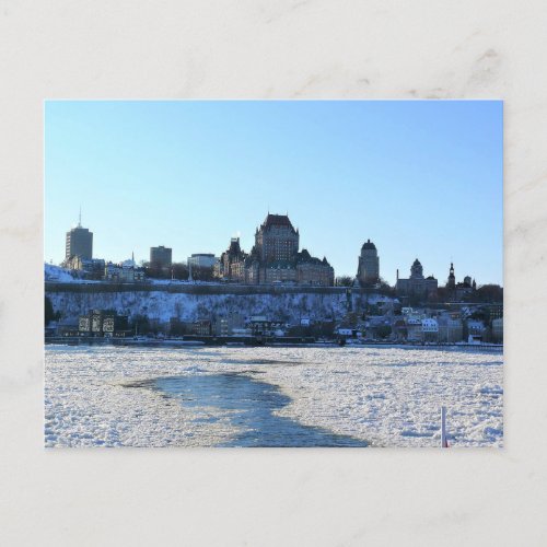 Saint Lawrence River  Old Quebec City Quebec Postcard