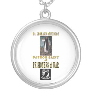 SAINT LEONARD of NOBLAC Silver Plated Necklace