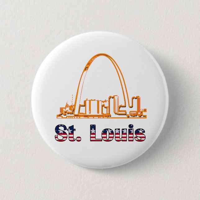 Saint Louis Arch Button (Front)