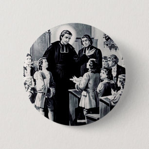 Saint Louis de Montfort French priest Button