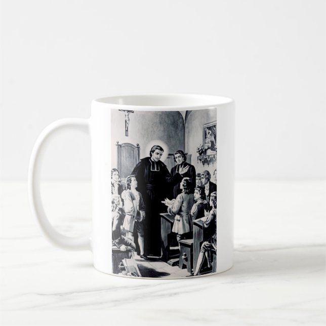 Saint Louis de Montfort French priest Coffee Mug (Left)