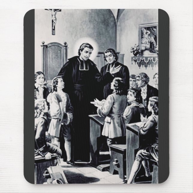 Saint Louis de Montfort French priest Mouse Pad (Front)