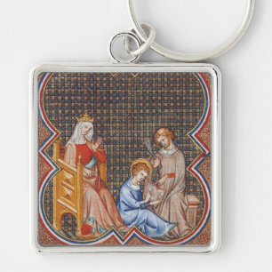 Saint Louis IX of France Keychain