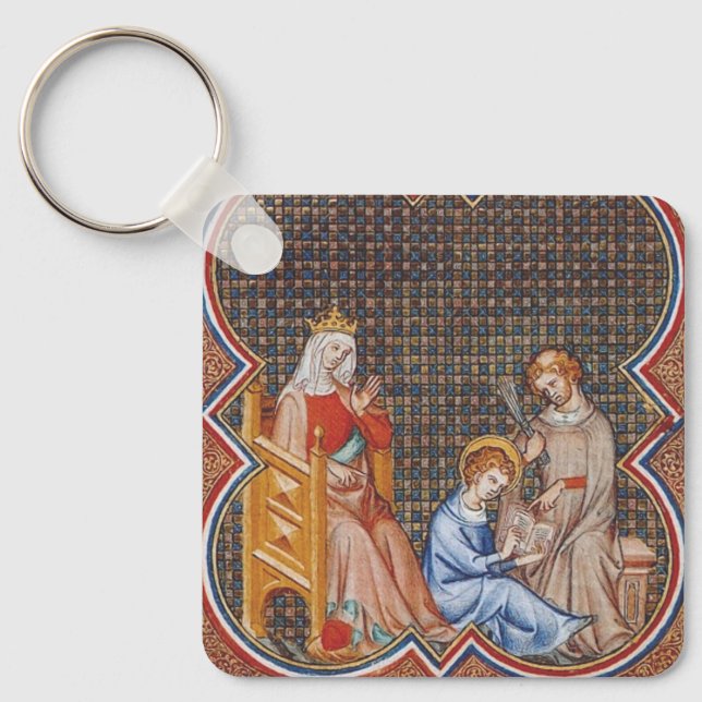 Saint Louis IX of France Keychain (Front)
