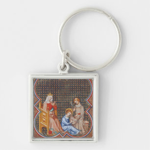 Saint Louis IX of France Keychain