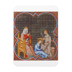 Saint Louis IX of France Magnet