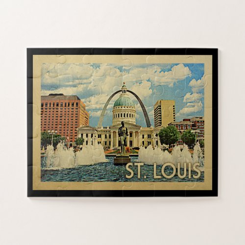 Saint Louis Jigsaw Puzzle Missouri Vintage