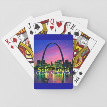 Saint Louis Mo Playing Cards by samappleby at Zazzle
