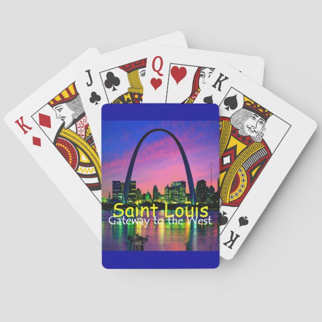 Saint Louis MO Poker Cards (Back)