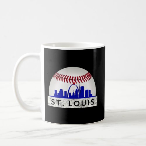 Saint Louis Red Cardinal Dress Hometown Skyline Gi Coffee Mug