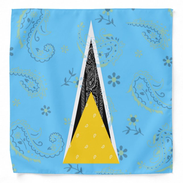 Saint Lucia Bandana (Front)