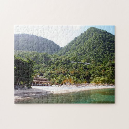 Saint Lucia Beach Bar and Restaurant Jigsaw Puzzle