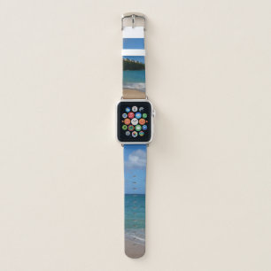 Saint Lucia Beach Tropical Vacation Landscape Apple Watch Band