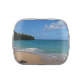 Saint Lucia Beach Tropical Vacation Landscape Candy Tin (Top)