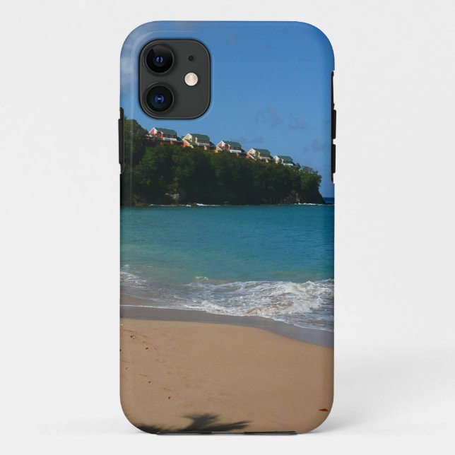 Saint Lucia Beach Tropical Vacation Landscape Case-Mate iPhone Case (Back)