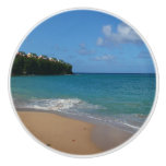 Saint Lucia Beach Tropical Vacation Landscape Ceramic Knob