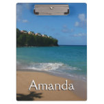 Saint Lucia Beach Tropical Vacation Landscape Clipboard