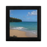 Saint Lucia Beach Tropical Vacation Landscape Jewelry Box