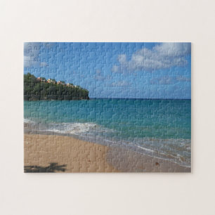 Saint Lucia Beach Tropical Vacation Landscape Jigsaw Puzzle